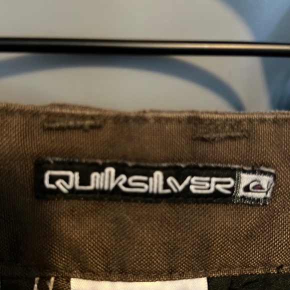 Quiksilver Brown Flat Front Shorts 32 - Picture 4 of 7